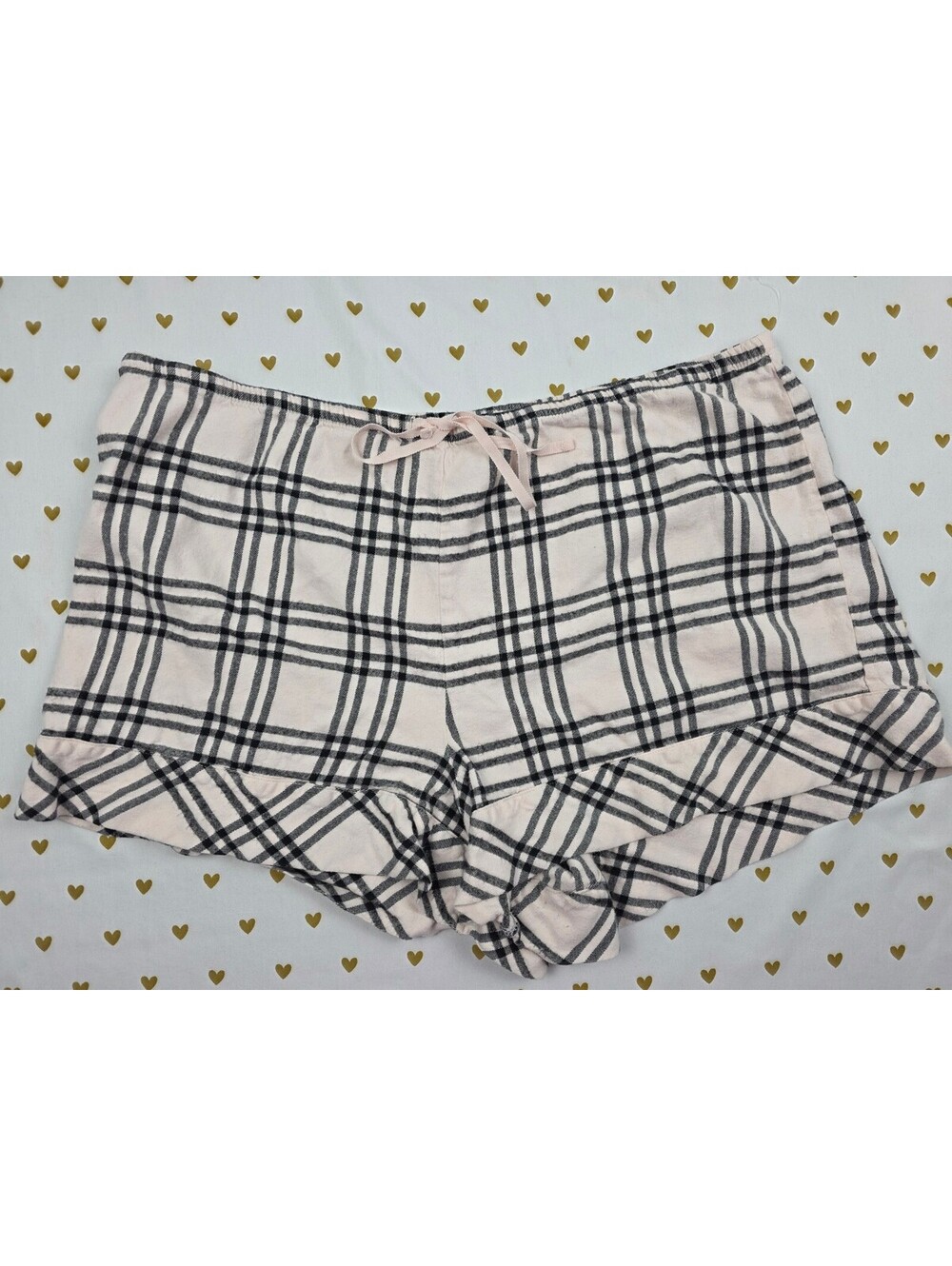 Victorias Secret Plaid LARGE  Sleep Shorts Boxers Pajama Bottoms
